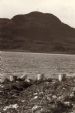 Remains of pier at Newton Point and Struie with radio mast at summit