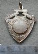 Shield style silver medal