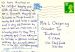Reverse of a Castle Hotel postcard from the Furness collection