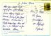 Reverse of a colour postcard of the Cathedral alter choir and pulpit