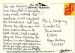 Reverse of a postcard of the Royal Dornoch Golf course