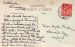 Reverse of Skibo Castle postcard Basil Hellier collection
