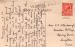 Reverse of postcard of Invershin 1933