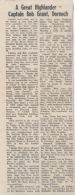 Obituary Captain Bob Grant