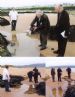 Scattering of ashes of Christina Kerr on Embo beach 7 June 2007