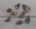 Eight flint fragments