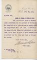 Letter re speed limit 1924